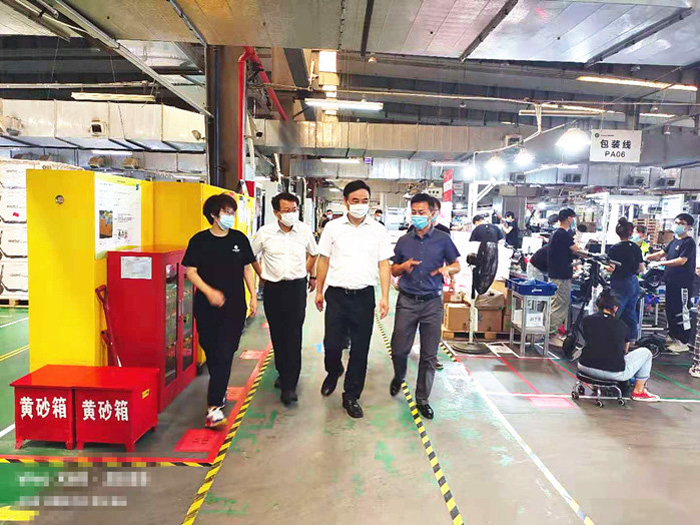 科教城領導檢查園區(qū)疫情防控工作
